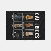 Grappige katten grappige katten trucs fleece deken (Voorkant (Horizontaal))