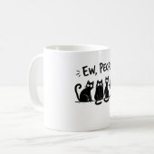Grappige katten groep leuk kat ontwerp koffiemok (Voorkant links)