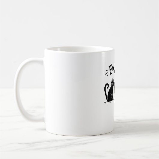 Grappige katten groep leuk kat ontwerp koffiemok (Links)