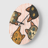 Grappige katten grote klok (Hoek)
