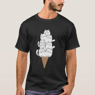 Grappige Katten Ijsje Kitten Grap Kat Humor Kitty T-shirt