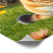 Grappige katten in preppy lente kleding en hoeden poster (Hoek)