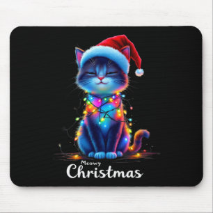 Grappige Katten Kerst Humor Muismat
