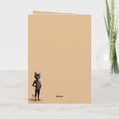 Grappige katten kerstkaart kaart (Achterkant)