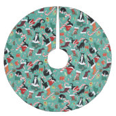 Grappige Katten Kerstkousen Kerstboom Rok (Voorkant)