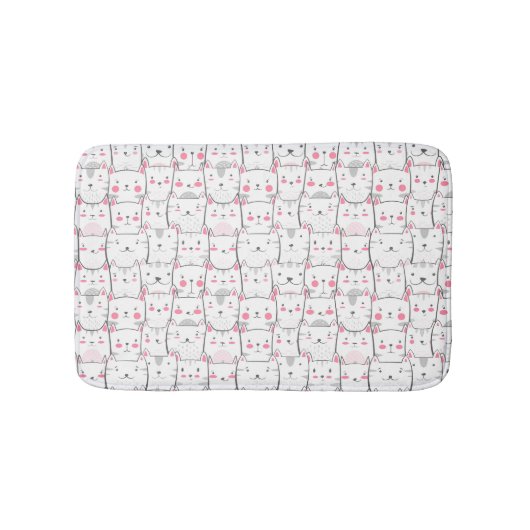 Grappige katten Kitten Kittens Badmat voor katten (Voorkant)