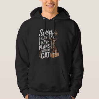Grappige katten liefhebbers sorry, ik kan het niet hoodie