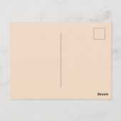 grappige katten lijnkunst briefkaart (Achterkant)