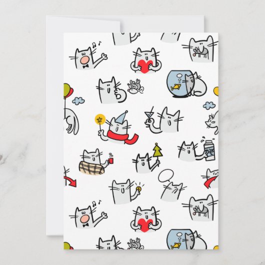 Grappige katten, melk en magie. aankondiging (Voorkant)