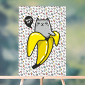 Grappige katten, melk en magie. acryl bord (Neutraal)
