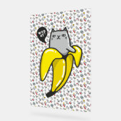 Grappige katten, melk en magie. acryl bord (Hoek)
