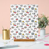 Grappige katten, melk en magie. acryl bord (Huwelijk)
