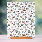 Grappige katten, melk en magie. acryl bord (Neutraal)