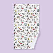 Grappige katten, melk en magie. bad handdoek (Handdoek)