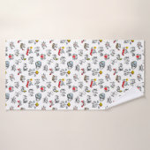 Grappige katten, melk en magie. badhanddoek (Badhanddoek)