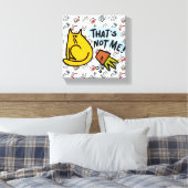 Grappige katten, melk en magie. canvas afdruk (Insitu (Slaapkamer))