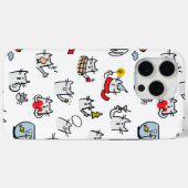 Grappige katten, melk en magie. Case-Mate iPhone case (Achterkant (horizontaal))