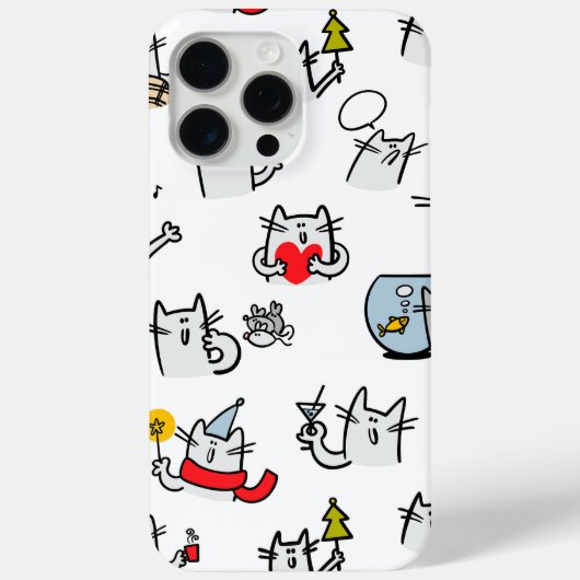Grappige katten, melk en magie. Case-Mate iPhone case (Achterkant)