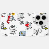 Grappige katten, melk en magie. Case-Mate iPhone case (Achterkant (horizontaal))