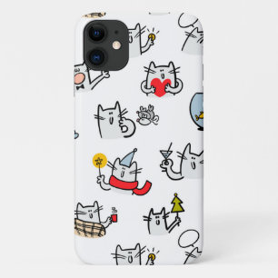 Grappige katten, melk en magie. Case-Mate iPhone case
