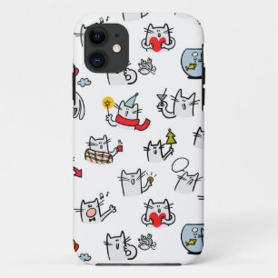 Grappige katten, melk en magie. Case-Mate iPhone case