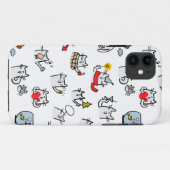 Grappige katten, melk en magie. Case-Mate iPhone case (Achterkant (horizontaal))
