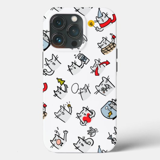 Grappige katten, melk en magie. Case-Mate iPhone case (Achterkant)