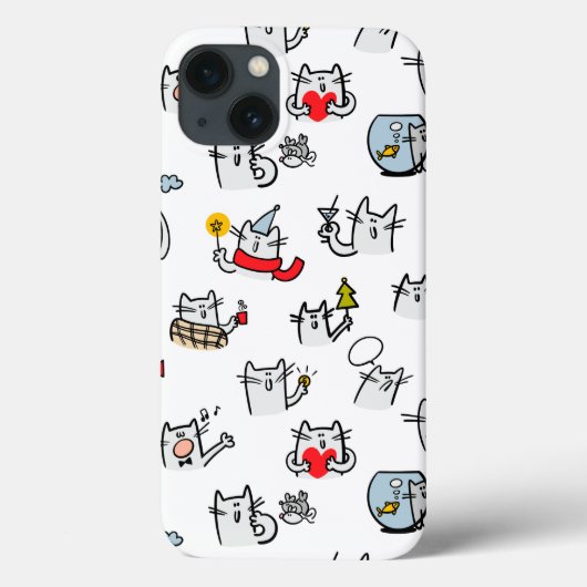 Grappige katten, melk en magie. Case-Mate iPhone case (Achterkant)