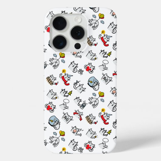 Grappige katten, melk en magie. Case-Mate iPhone case (Achterkant)