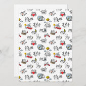 Grappige katten, melk en magie. feestdagenkaart (Voorkant / Achterkant)