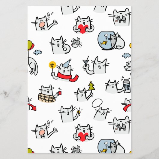 Grappige katten, melk en magie. flyer (Voorkant)