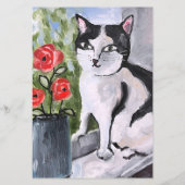 Grappige katten, melk en magie. flyer (Achterkant)