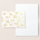 Grappige katten, melk en magie. folie kaarten (Display)