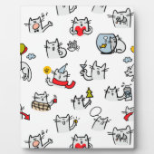 Grappige katten, melk en magie. fotoplaat (Voorkant)