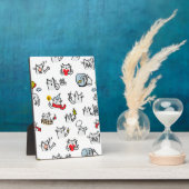 Grappige katten, melk en magie. fotoplaat (Zijkant)