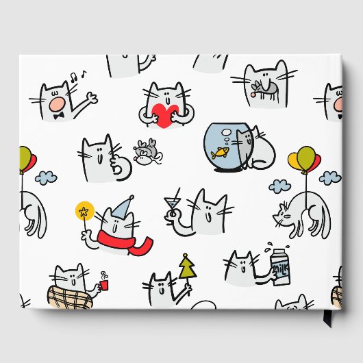 Grappige katten, melk en magie. gastenboek (Achterkant)