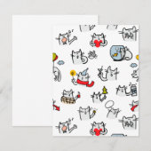 Grappige katten, melk en magie. informatiekaartje (Voorkant / Achterkant)