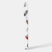 Grappige katten, melk en magie. iPhone hoesje (Linkerkant)