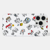 Grappige katten, melk en magie. iPhone hoesje (Achterkant horizontaal)