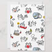 Grappige katten, melk en magie. kaart (Achterkant)