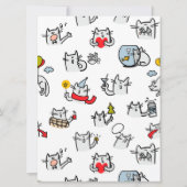 Grappige katten, melk en magie. kaart (Voorkant)