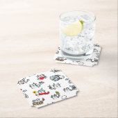 Grappige katten, melk en magie. kartonnen onderzetters (Insitu)