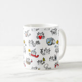 Grappige katten, melk en magie. koffiemok (Voorkant rechts)