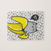 Grappige katten, melk en magie. legpuzzel (Horizontaal)