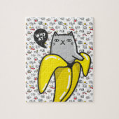 Grappige katten, melk en magie. legpuzzel (Verticaal)