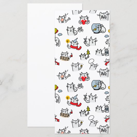 Grappige katten, melk en magie. menu (Voorkant / Achterkant)