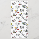 Grappige katten, melk en magie. menu (Voorkant)