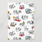 Grappige katten, melk en magie. menu (Voorkant)