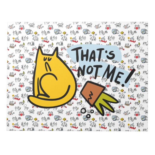 Grappige katten, melk en magie. notitieblok (Voorkant)