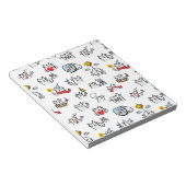 Grappige katten, melk en magie. notitieblok (Schuin)